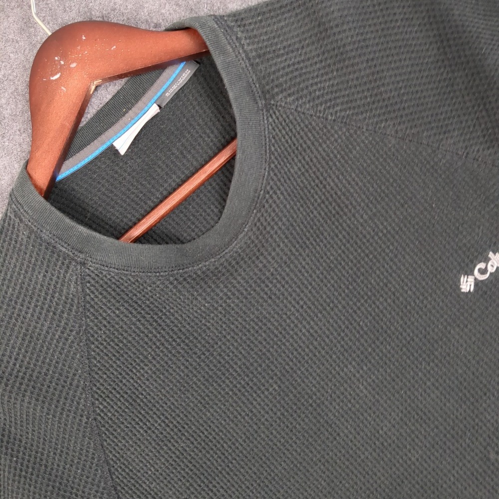 Columbia Mens Omni-Wick Waffle Knit Thermal Long Sleeve Shirt Green Large‎ L